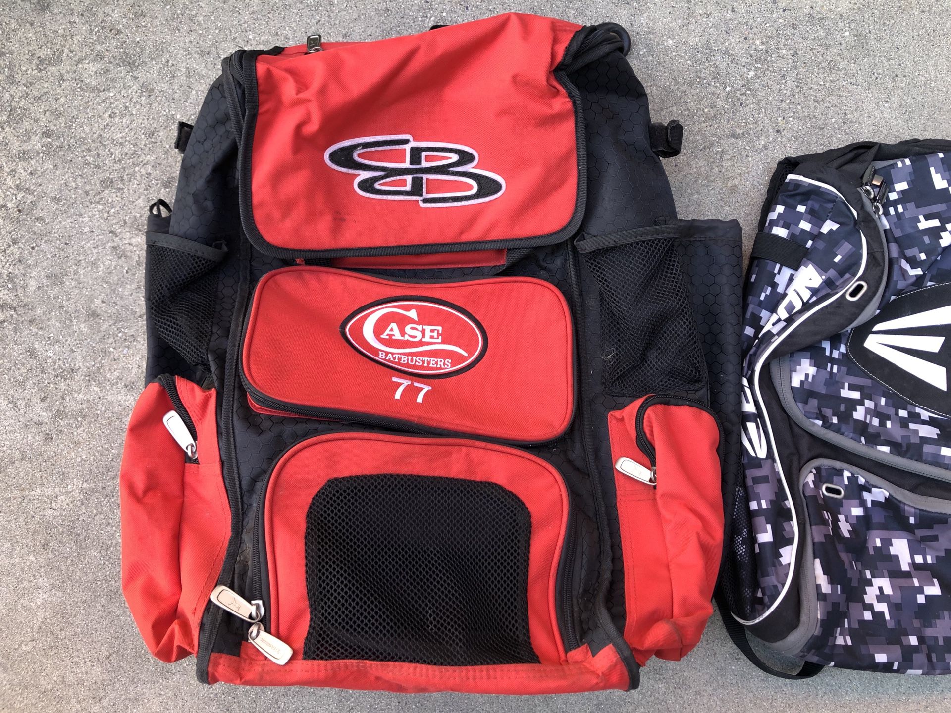 Baseball bag softball bag equipment gear large size backpack boombah gloves bats