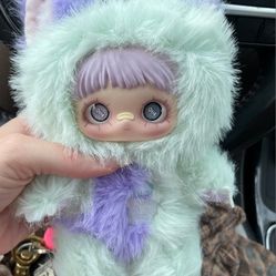 Halloween Blind Box Plush Doll Keychain 