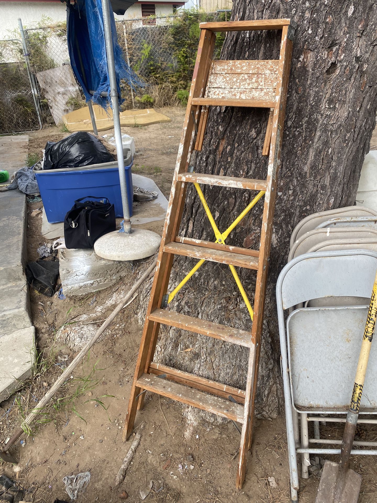Original Wooden Ladder Great Shape