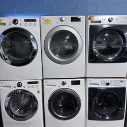 Set Washer And Dryer Electric Kenmore Used Like New Everything Works Perfectly Clean With Warranty 