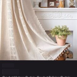 Custom “vintage” curtains from Etsy