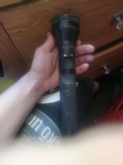 Black Tactical Flashlight