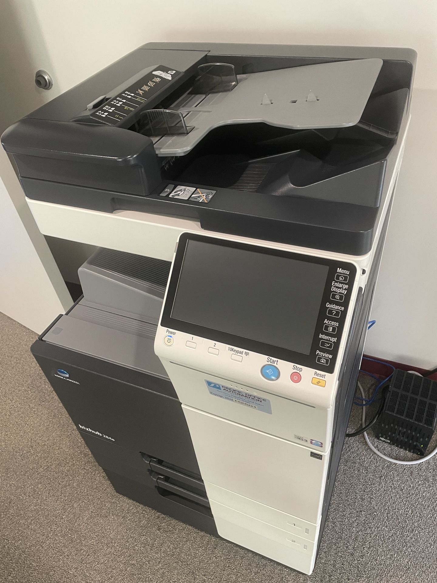 Konica Minolta Bizhub 284e Copier Printer Scanner Fax
