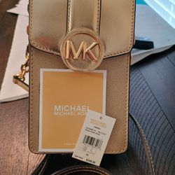 Michael Kors Pale Gold Crossbody Bag