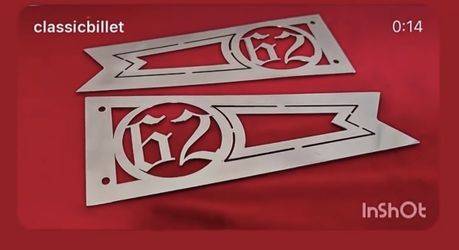 Custom 62 impala antenna flags !