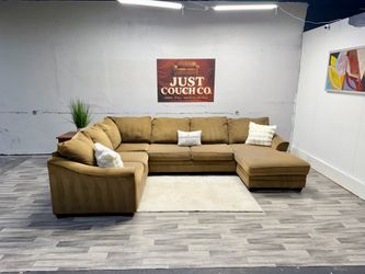 Free Delivery - Ashley Furniture Tan 3 Piece Sectional Couch