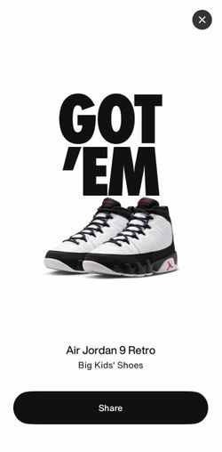 Retro 9 Space Jam Jordans 6.5