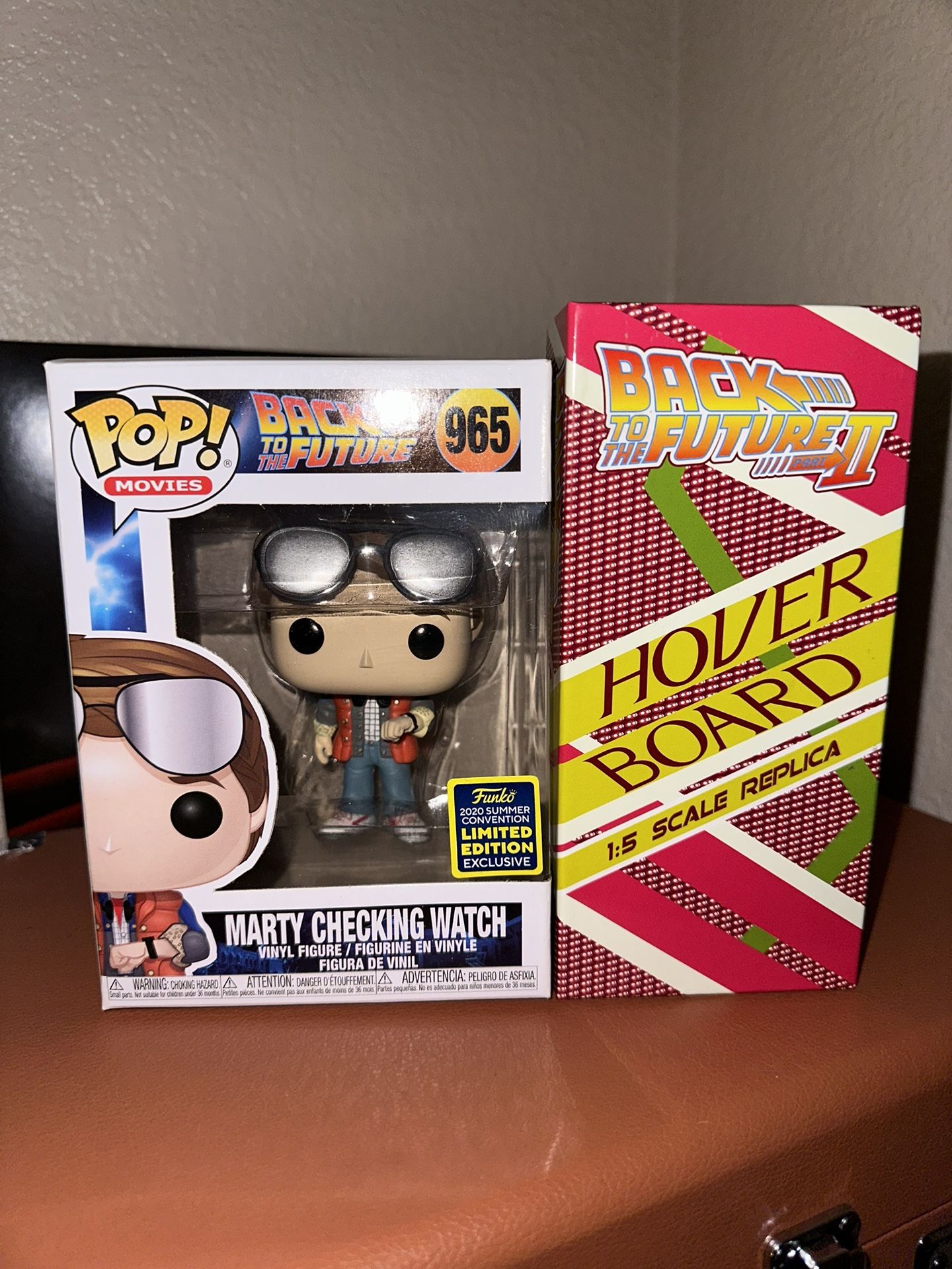 Back To The Future Marty Funko With Replica Hoverboard