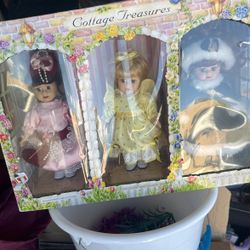 Cottage Treasures Porcelain Dolls 