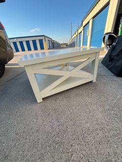 Beautiful game room coffee table $39