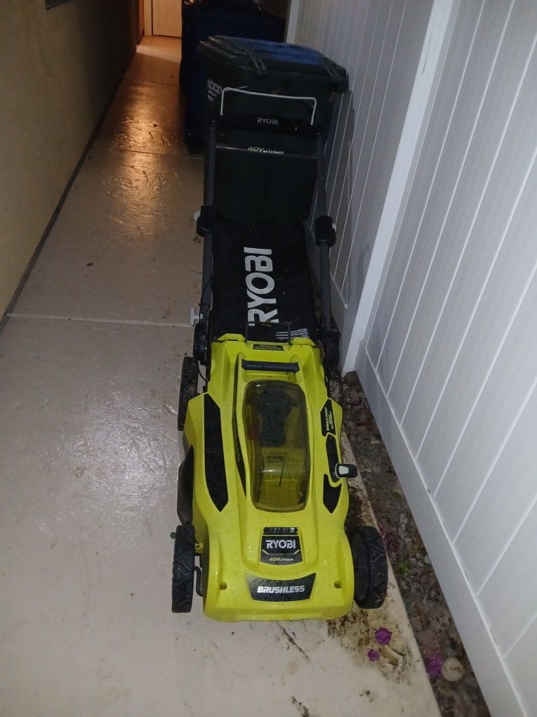 Ryobi 40 Volt Lithium Brushless Cordless Lawn Mower