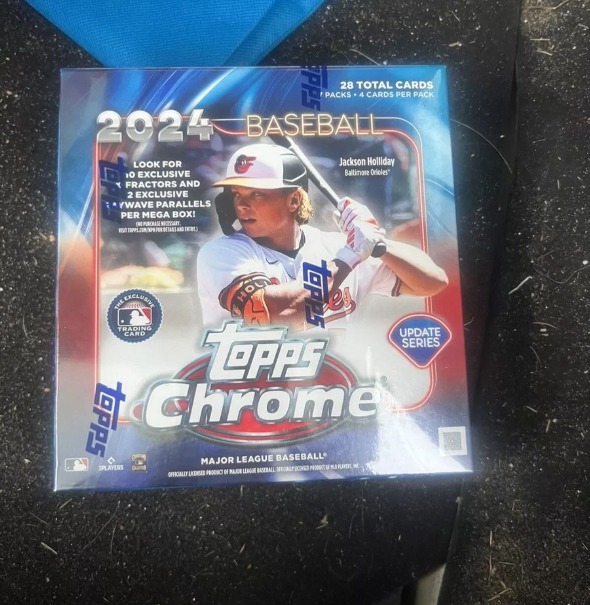 2024 Topps MLB Chrome Update Series Baseball Trading Card Mega Box