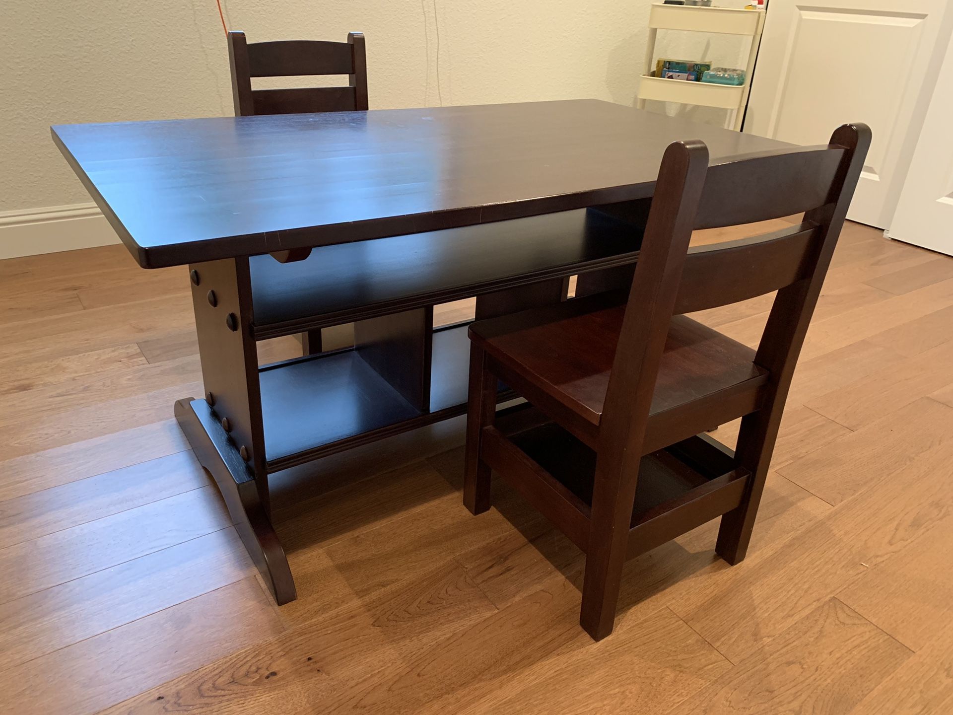 Crate and Barrel Kids Table/Desk and Kids Chair