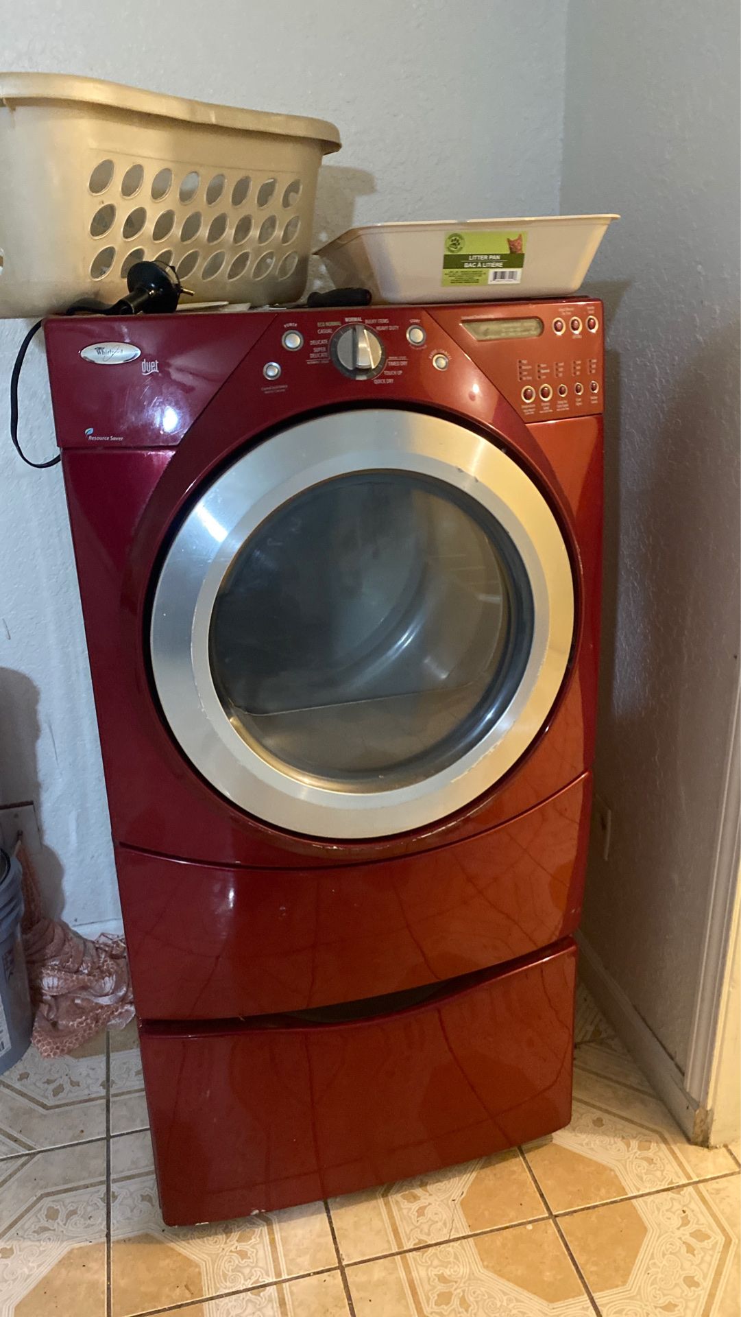 Gas dryer and electric dryer to repair or scrap