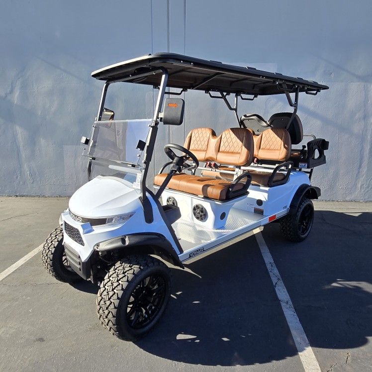 2025 Voyager Patriot 6-Passenger Lifted 72-Volt Street Legal LSV Golf Cart