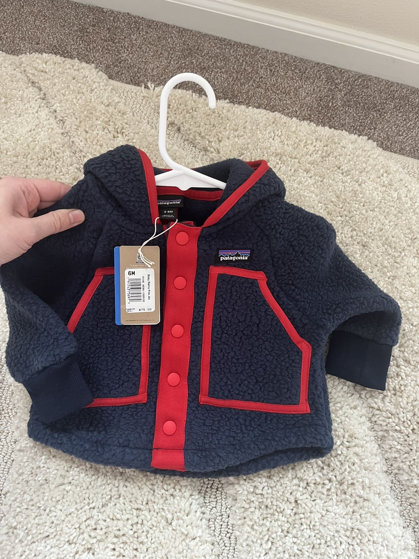 Patagonia 3-6M Baby Retro Pile Fleece Jacket