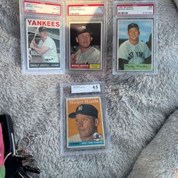 Vintage Mickey Mantle Cards 