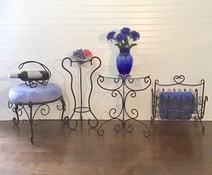 Five wrought iron items... must go