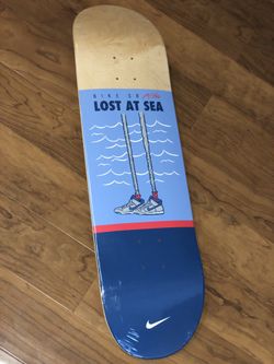 Atlas X Nike SB Lost At Sea Fish Legs Skateboard Deck