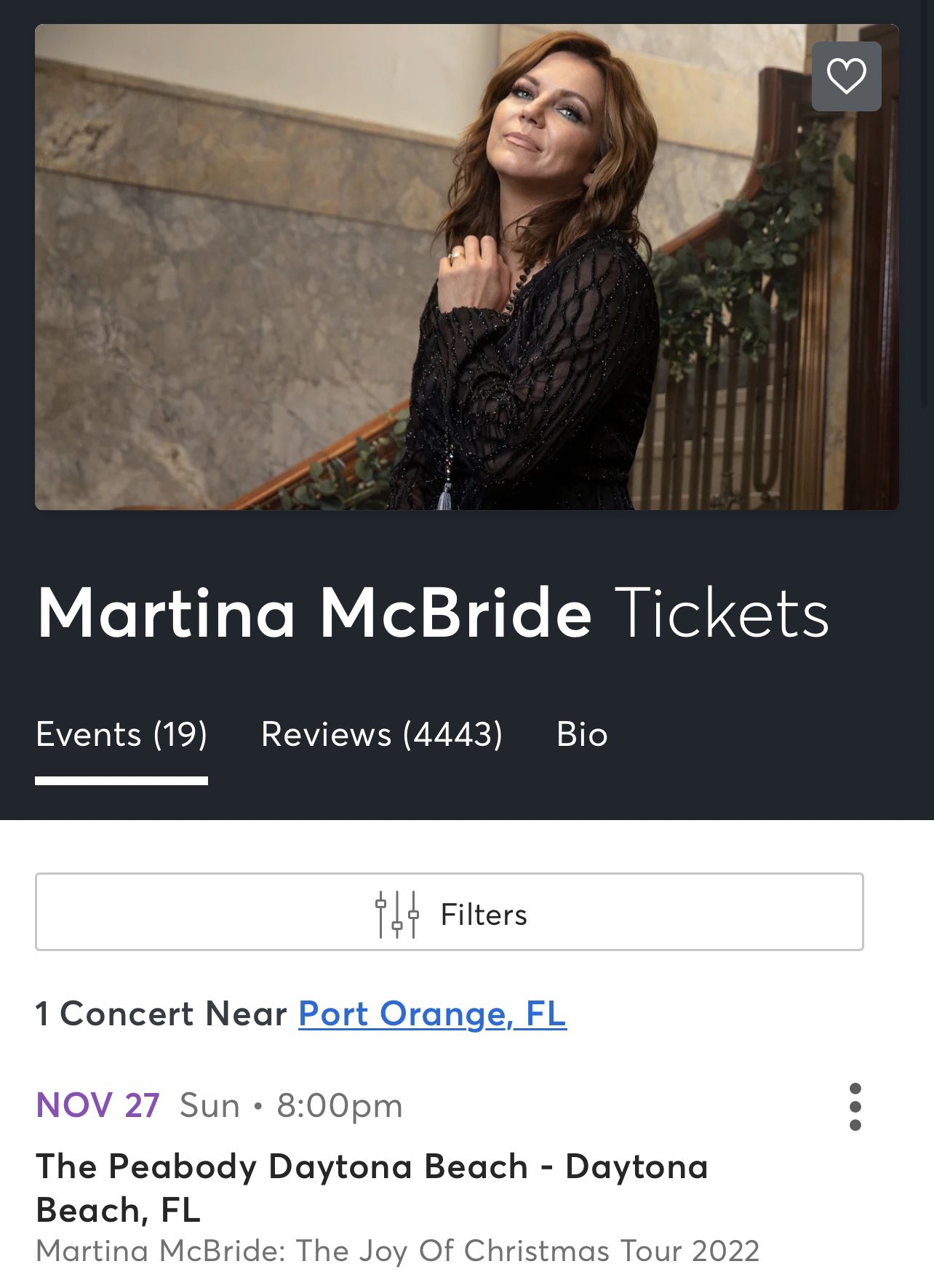 Martina McBride Tickets 