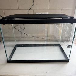 Aqueon 15 gallon aquarium black 24x12x12
