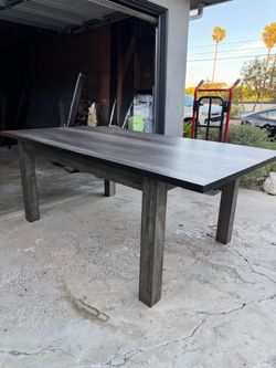Extendable Gray Oak Dining Table – $225 OBO