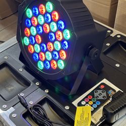 RECHARGEABLE 36 LEDs RGB Wash Light 