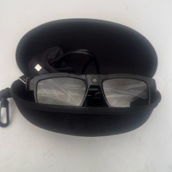 Camera Glasses Video Glasses HD Smart Glasses Recording Outdoor Sport Glasses with Camera Wearable Eyeglass Built-in 32G Memory Card only Open on Comp