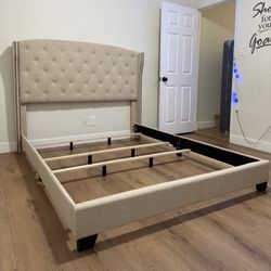 Queen Bed Frame - No Mattress 