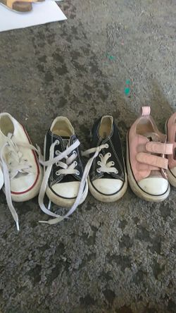 Size 7 converse girls
