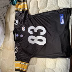 Reebok Pittsburgh Steelers printed black size XL