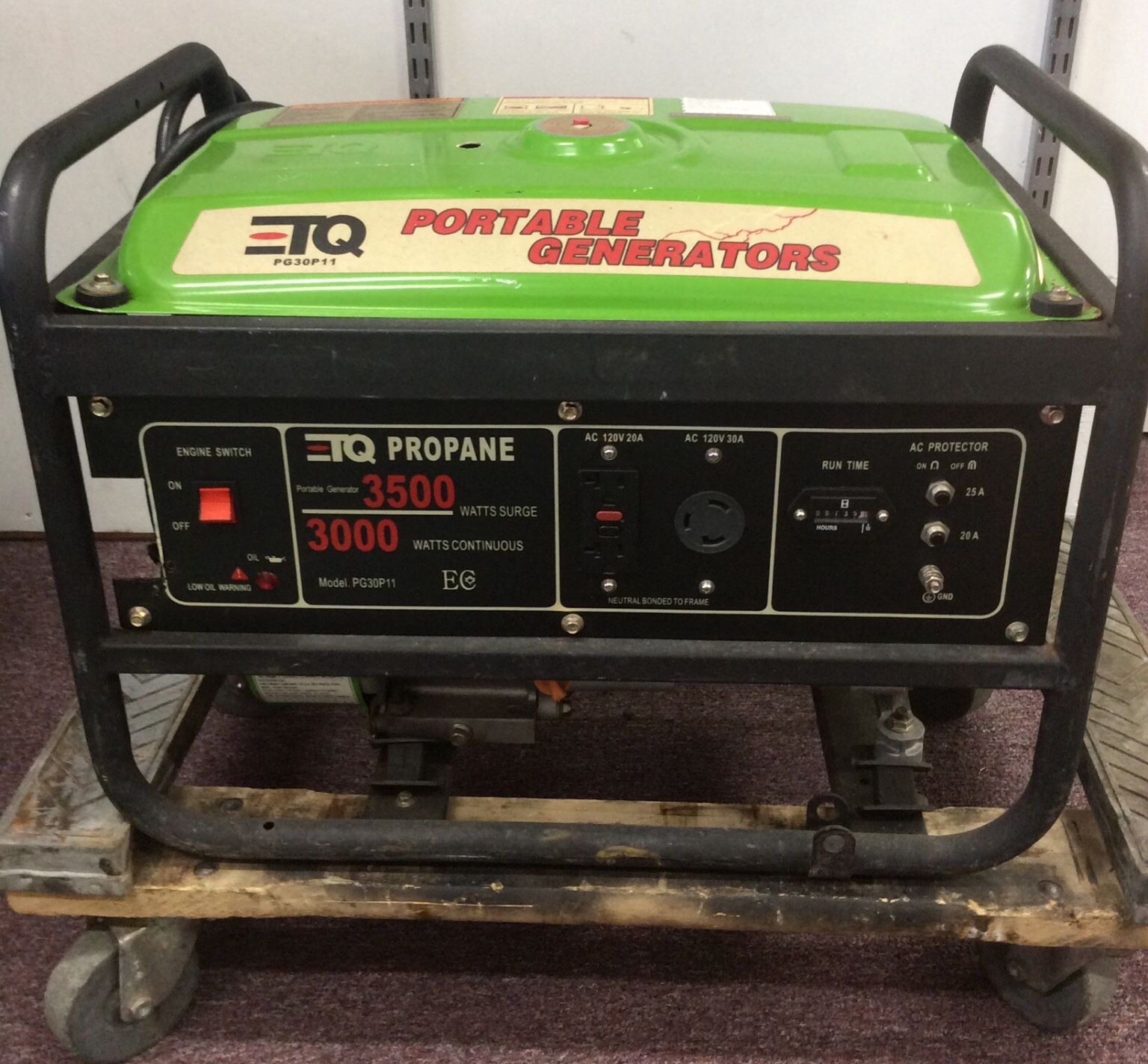 TQ PG30P11 3000W Propane Generator **AS IS** (17-1723)