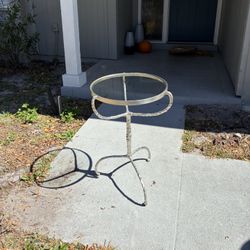 Modern Metal and Glass Side Table [FREE Delivery🚚]