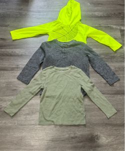 5T Kids Long Sleeve Shirts Bundle of 3