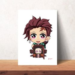 Tanjiro w/ Nezuko Print