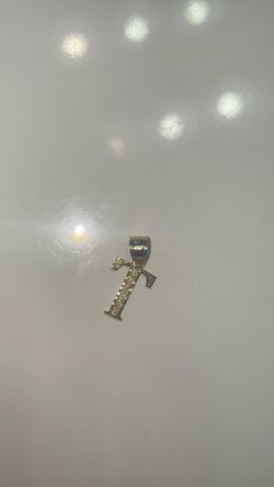 Small size gold letter T