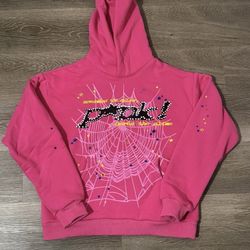 Pink Sp5der hoodie