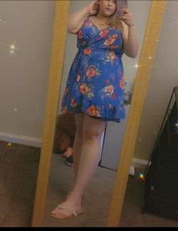 Plus size 16-18 (2) floral romper from torrid