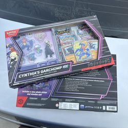 Pokémon Cynthia’s Garchomp ex Premium Collection – Sealed – Christmas Gift