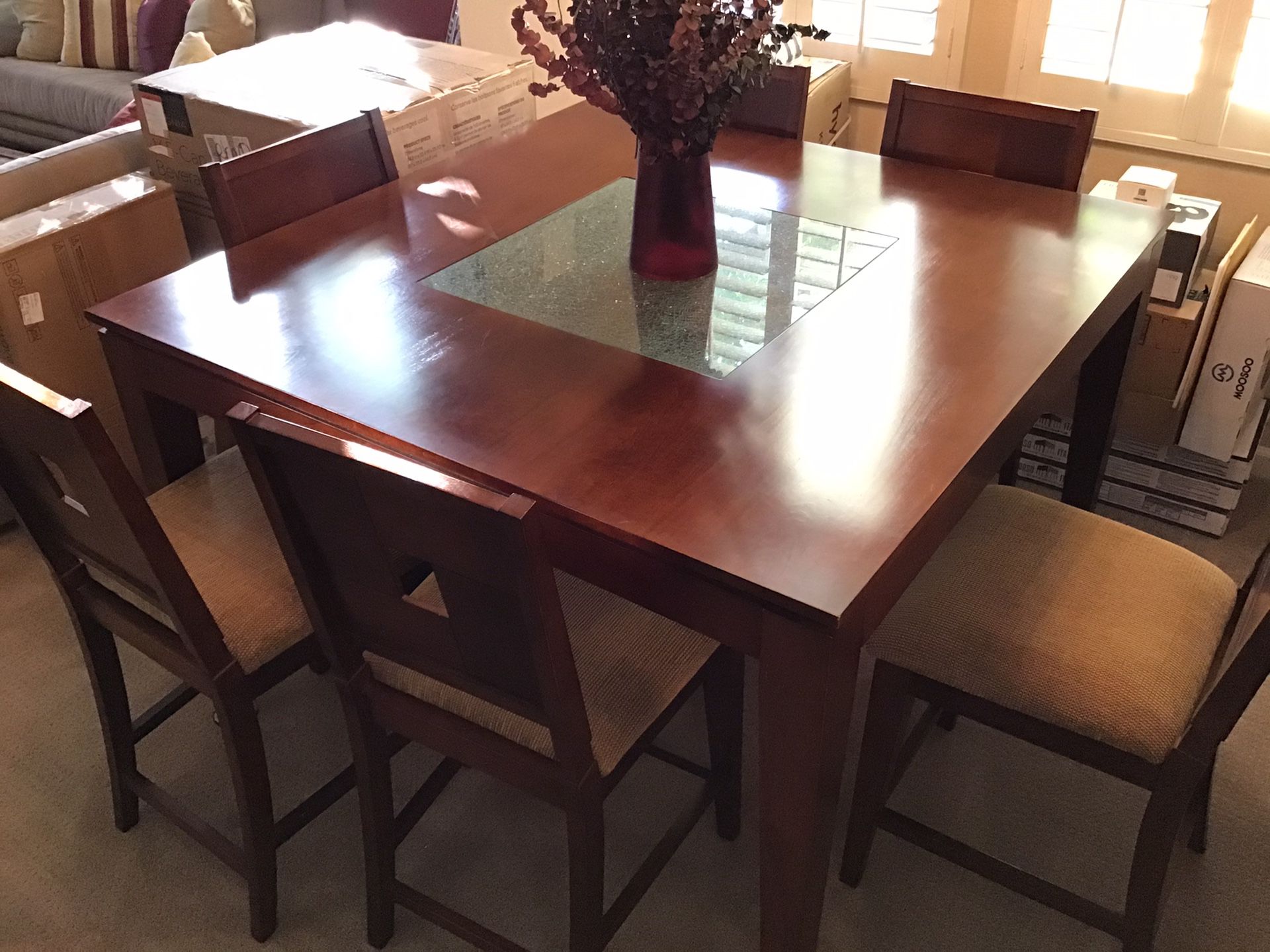 Kitchen table with 8 chairs