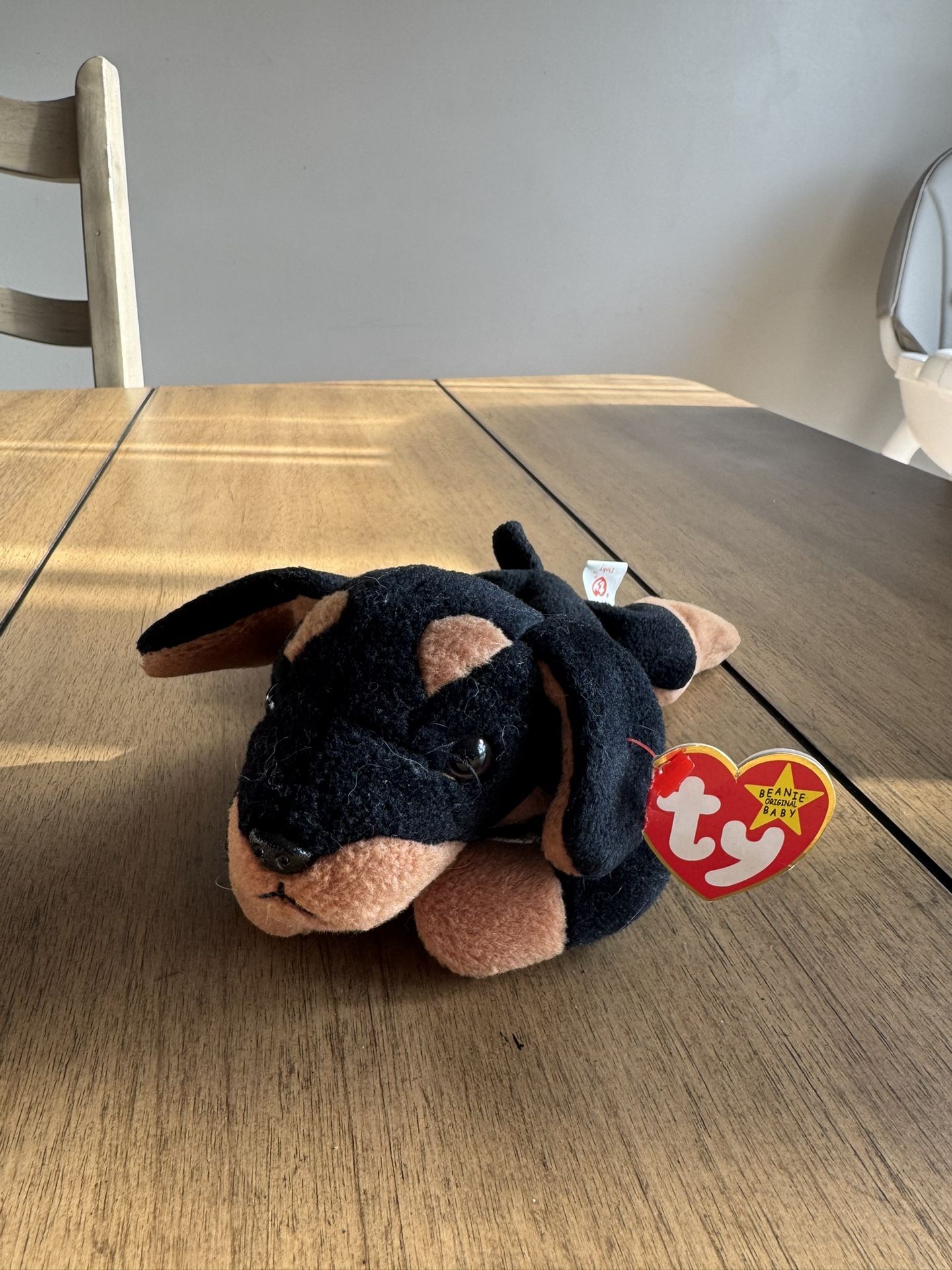 Ty Beanie Baby named Doby the Doberman Pinscher dog.