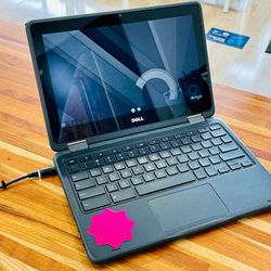 Dell Touchscreen Chromebook 32GB 12” compact HDMI CAMERA
