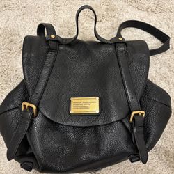 Authentic Marc By Marc Jacobs Leather Workwear Backpack Purse - 1 owner
