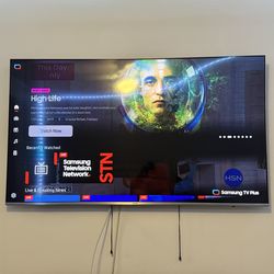 $50 - 55-inch 4K QLED Smart TV from Samsung's 2017 Q6F series  w/Mount