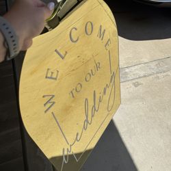 Welcome To Our Wedding Sign