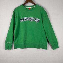 Dallas Mavericks Men's XL NBA Sweatshirt Green Graphic