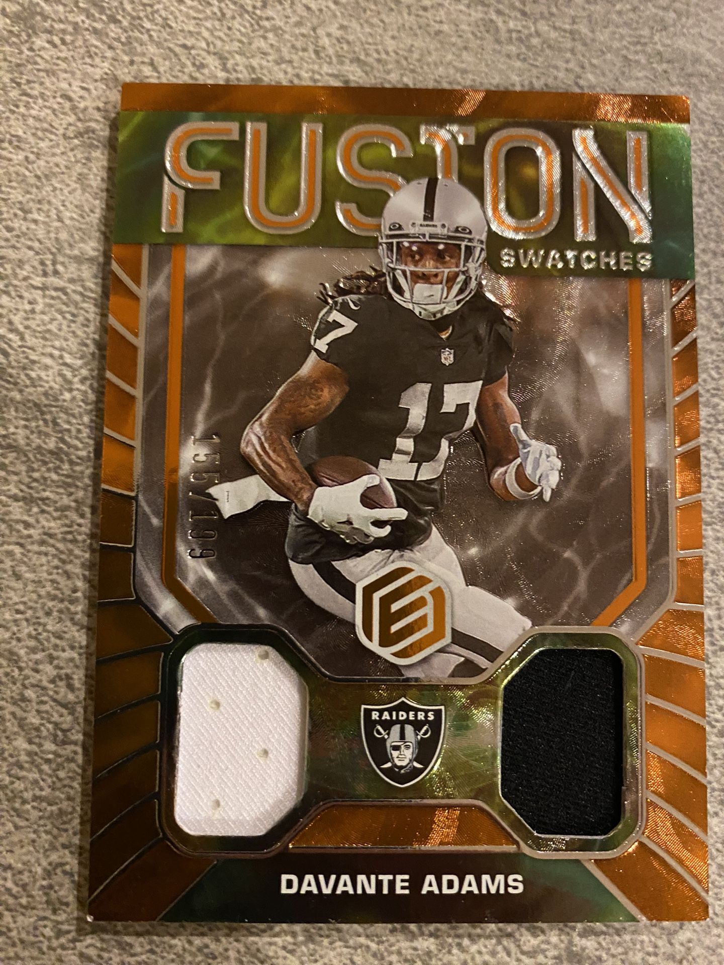 Davante Adam’s Dual Patch Card