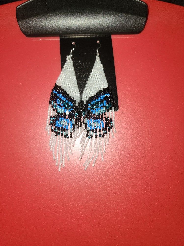 A Very Beautiful Butterfly Design Dangle Home Made Earings