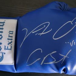 VICTOR "VISCIOUS" ORTIZ AUTOGRAPHED CORONA EXTRA GLOVE!