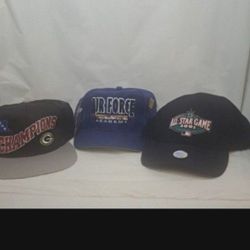 3 Sports Hats -New Never Worn